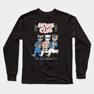 movie cat club Long Sleeve T-Shirt